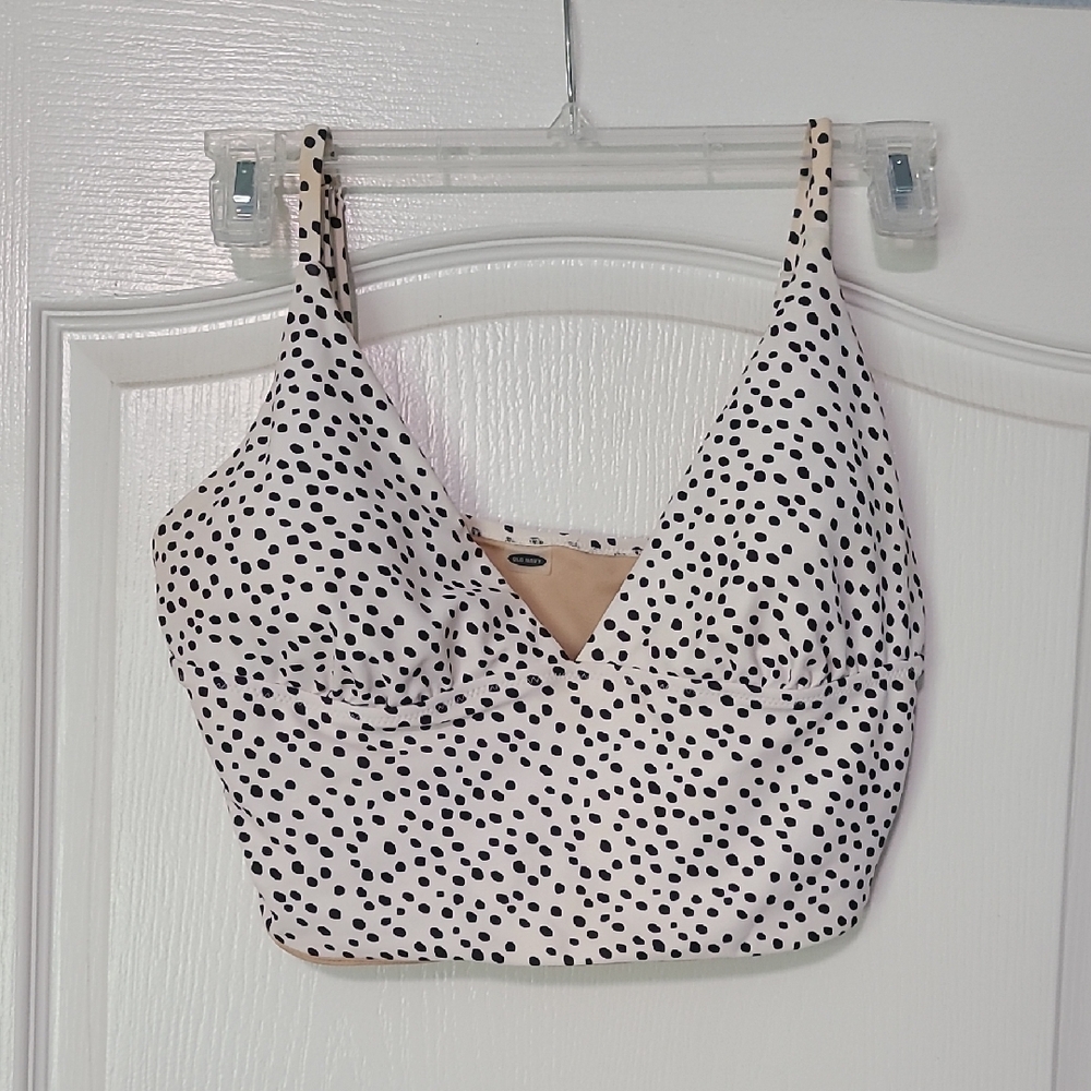Polka Dot Women's Bathing Suit Top
